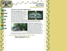 Tablet Screenshot of caleflakecampingarea.com